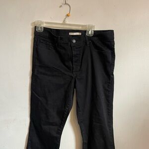 Levi's Black Straight Leg Women's Jeans
